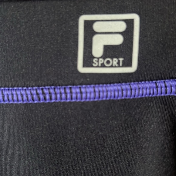 Fila Black Tennis Skort with Pink and Purple Accents Size Small - Picture 5 of 16